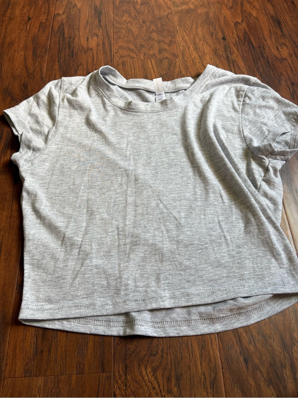 Rosio Light Gray Crop Tee